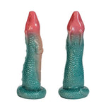 Silicone Sex Toys Anal Plug Realistic Dildo, 7.6'' Dragon Silicone Dildo?Stripe Layered Design Experience Double Pleasure (Kirin)