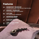 Soraya Beads Vibrating Anal Beads Massager With Bow-Motion Technology And 8 Vibrating Patterns, Adult Anal Toys (Violet Dusk)