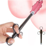 Enema Lube Injector Reusable Anal Enema Syringe Injecter Lubricant Applicator Sex Toys For Adults Lube Launcher Oil Inject With Head Cap For Men Women Gay Couples