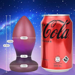 Anal Plug With Strong Suction Cup Butt Plug Anal Trainer Liquid Silicone Prostate Massage G-Spot Vaginal Stimulation Masturbators For Men Women Couple Beginners Advanced Players (M)