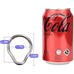 Metal Cock Ring Stainless Steel Cock Ring In 7 Sizes Penis Ring For Delay Ejaculation Lasting Erection Smooth Arc Pleasure Ring Erection Rings For Men (1.77 Inch)