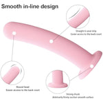 Anal Dildo Anal Plug Trainer Kit, 3 Sizes Butt Plug Training Silicone Dildo Anal Toys With Strong Suction Cup Adult Toys Prostate Vaginal G Spot Sex Toys For Men Women (Pink)