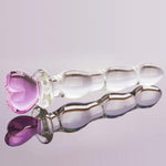 Crystal Glass Pleasure Wand Dildo Penis - Store - Pink (Pink-Heart)
