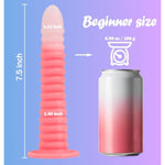 7.5 Inch Silicone Dildo Soft Anal Dildo With Strong Suction Cup For G Spot Vaginal Anal Stimulation, Beginner Fantasy Slim Dildos For Women Men, Pink Dildos Adult Sex Toys For Couples Gay Lesbians