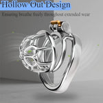Stainless Steel Small Male Chastity Device,Men Chasity Cage,Ergonomic Design Cock Cage,Bdsm Enthusiasts?Restriction (50Mm Ring)