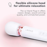 Plug-in Wand Vibrator - Vibrating Wand Massager, Sex Toys (White)