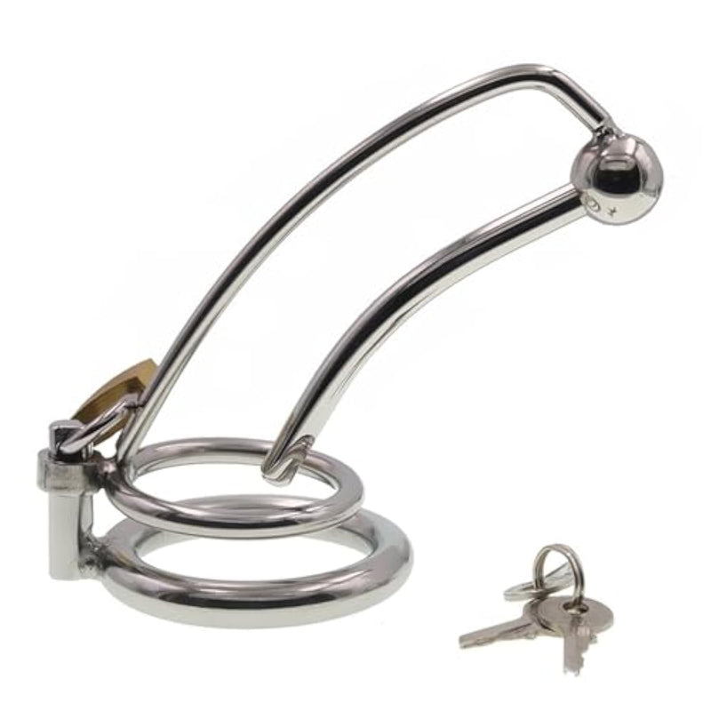 Male Chastity Metal Cock Cage Chasity Devices Stainless Steel Penis Cage Urethral Sounds Sounding Toys Exercise And Abstinence Bdsm Tools Sex Bondage Restraints Adult Sex Toy For Men Gay