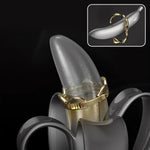 Adjustable Cock Ring Stainless Steel Crown Shape Penis Ring For Delay Ejaculation Lasting Erection Bondage Sex Toys For Men (M)