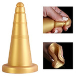 Super Soft Liquid Silicone Anal Plug Ice Cream Cones Exterior Design Adult Toy Vaginal Massage Prostate Stimulation Double Use Butt Plug For Man Woman Couple Masturbation Dildo Sex Toy (S)