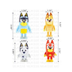 Blu?? Toys 12-Pack, Wolfs Action Figures Playset, Wolves Figurines Family And Friends Set, Cake Toppers 2-3.5 Inch