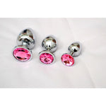 Pleasure Plugs, Pink Gem, Anal Plug (Small)