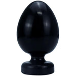 Black Color Egg Ball Shape Anal Plug With Suction Cup Adult Sex Toy, 4 Different Sizes Of Anal Massager Toys Adult Butt Plug Sex Toy For Women Men And Couple -Xxl, 2X-Large