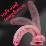 12 Inch Soft Silicone Extra Long Dildo With Balls, 10 Inch Extra Large Xxl Thick Anal Dildo With Strong Suction Cup, Realistic Big Giant G Spot Stimulator Penis Adult Sex Toys For Gay Lesbian Couples