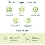Hybrid Silicone & Water Based Lube, Premium Long Lasting Personal Lubricant With Hyaluronic Acid, Safe For Adult Toys & Condoms, Intimate Wellness Gel For Men & Women, 1.69 Oz