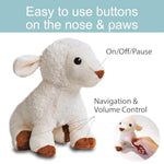 My Little Lamb - Singing Lamb W/Audio Bible, Stories And Songs (3+), Musical Stuffed Animal For Baby – Christian Toy For Children To Help Sleep & Memorize The Bible – Ideal Gift For Kids