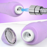 Vibrating Enema Shower Nozzle With 10 Vibration Modes Douche Washer For Vaginal Anal Channel Sex Doll Male Masturbator Anal Cleaning, Adapted To The Shower Connection