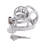 Male Chastity Device 304 Steel Stainless Comfortable Ergonomic Design Closed Ring Cock Cage Men Adult Sex Toys A540 (1.57 Inch / 40Mm)