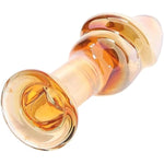 The Tip Glass Butt Plug With Lube 1Oz | Glass Sex Toys | Butt Plugs | Anal Plugs | Prostate Massage