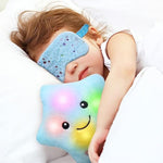 Gifts For Girls Age 6 7 8 9 10, Girls Toys Gift Set With Cute Fuzzy Bear Diary With Lock & Pen, Light Up Star Pillow, Water Cup & Fluffy Accessories, Winter Christmas Birthday Gifts For Girl