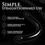 XXL Giant Double Dildo Black, Extra Large Double Ended Dildo with Smooth PVC Material and Dual Head Design