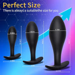 4Pcs Silicone Anal Plug Training.Set With Flared Base Prostate Sex Toys For Suitable Beginners Advanced Users Comfortable Long-Term Wear,Men Or Women Pleasure,Adult Sex Toy &Game
