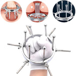 Adjustable Anal Plug Expander Hollow Tunnel Butt Plug Vaginal Anal Stretcher Stainless Steel Anal Sex Toys For Men Women