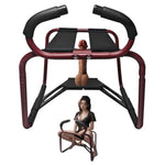 Sex Chair,Sex Furniture For Bedroomwith Adjustable Handrail And Realistic Dildo Sex Stool,Weightless Position Sex Bench For Couples Novelty Toys For Adult Games (Red)
