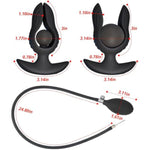 Expand Inflatable Vibrating Anal Plug Remote Control Butt Plug With 10 Vibration Modes Anal Trainer Vaginal Prostate Massage G-Spot Stimulation Adult Sex Toy For Women Men Couple