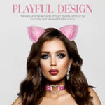 Anal Cat Tail Set, S Stainless Steel But Plug Sexy Adulttoys For Ease Of Anal Play -Anel Dildo Cosplay Furry Ears And Nipple Clamps Anal Butt Plugs For Men Women And Couples Sex Toys (Pink)