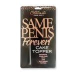 Productions 84994: Glitterati Same Penis Forever Caketopper