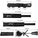 Bondage Restraints, Sex Bondage Bdsm Kit Bed Restraints Set, Super Easy Install Bondage Rope Adjustable Straps, Sex Toys With Handcuffs Ankle Cuff For Adults Women Couples