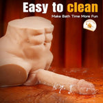 6.8Lb Male Sex Doll With Dildo, Adult Torso Sex Doll Toys With 7.08In Huge Dildos For Women Masturbation, Unisex Masturbator Sex Toy With Penis Tight Anal For Gay Les Men Couple