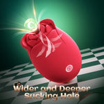 Sex Toys Vibrator For Women - Rose Sucking Vibrator Sex Nipple Toys With 9 Suctions, G-Spot Dildo Vibrators Rose Sucker, Clitoral Stimulator For Women Female Couples Adult Sex Toy Games