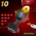 Anal Plug Adult Sex Toy,Adult Sex Toys And Games For Men Women,Wireless Remote Control 10 Frequency Vibration,Small Butt Plug For Female Male Prostate Massage Vibrating Anal Sex Toys For Men,Black