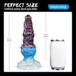 Monster Dildo Thick Knotted Dildo, 9'' Soft Silicone Realistic Devil Dog Dildos G Spot Anal Butt Plug Prostate Massager For Women Lesbian And Men Couples Adult Sex Toy