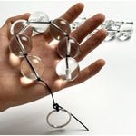 Vagina Plug Butt Plug Anal Plug For Anal Sex Glass Anal Trainer Toy Anal Beads Prostate Massager With Ring For Men Women Anal Sex Toys (S)