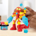 Marvel Iron Man Blast Launcher with Bendy Figure & Modeling Dough, Ages 4+