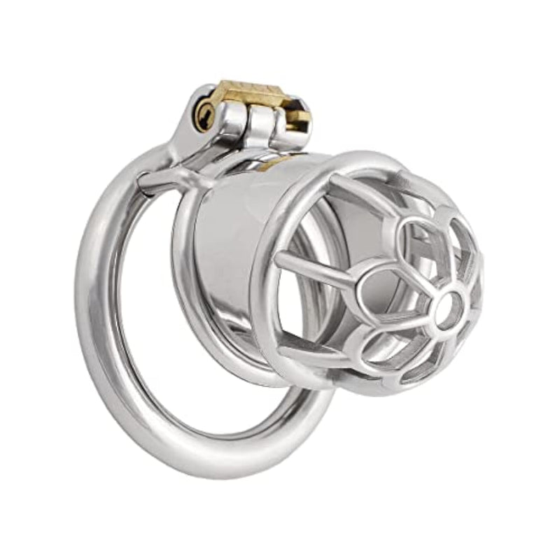 Men'S Chastities Devices Stainless Steel Breathable Male Abstinence Chastity Lock Cock Cage J1640 40Mm