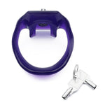Chastity Device Ring | Cock Ring Just Compatible For | Only Ring |Adult Sex Toy |Replace Ring Fit For Ht-V5|2Key Included (Purple, 45)