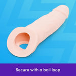 Real Feel Realistic Penis Sleeve Adult Sex Toy for Men, Pink