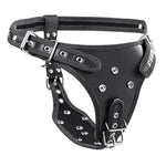 Triple Penetration Strap-On Harness with 3 Removable Dildos for Anal and Vaginal Play