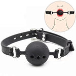 Silicone Ball Gags Adult Sex Toys Fetish Open Mouth Ballgags Adjustable Bdsm Oral Gag Restraints For Beginners Couples