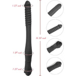 16.5" Double-Ended Dildo Massage Wand, Silicone Butt Plug Penis Design Pleasure Wand G-Spot & Anal Stimulator Adult Sex Toy For Men'S Women And Couple