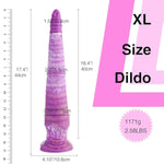 17.4" Silicone Tentacle Toy, Ultra-Long 16.1" Insertable Fantasy Dong, Tower-Shaped Anal Plug With Kliclok System, Fantasy Series
