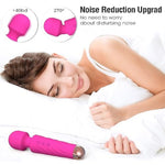 Mini Vibrator Cordless, Sex Toys With 160 Vibration Modes, G Spot Vibrators, Clit Vibrator, Personal Wand Massager, Dildo, Rechargeable Mute Massage, Female Clitoral Adult Toys(Wavy-Rose)