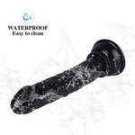 Mini Cute 4.72 Inches Realistic Dildo for Beginners, Anal Dildos Lifelike Fake Penis for G spot Stimulator Anal Plug Training Sets, Adult Sex Toys for Women/Men/Gay (Black)