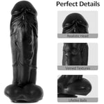 2.75" Diameter Huge Thick Dildo, 10.63 Inch Realistic Black Dildos For G-Spot Stimulation Orgasm, With Strong Suction Cup For Hands-Free Play, Giant Penis Adult Sex Toy For Women Men Gay Anal Massage