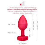 Snug And Tug Anal Plug Adult Toys, Adult Sex Toys For Couples, Anal Training, Butt Plugs And Sexual Stimulation Device - Red