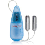 Pocket Exotics Impulse Slim Twin Bullets Double Vibrator With 5 Powerful Functions Of Vibration And Pulsation Silver Se-0054-40-3