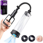 Vacuum Penis Pump, Pump For Men Enlargement, Manual Penis Vacuum For Male Erection & Enhancement, Air Pump Strengthen Enlarger Booster Extender Setting Device For Men With Power High-Vacuum Tight